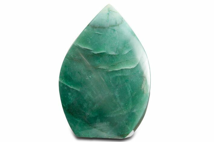 Polished Jade (Nephrite) Flame - Afghanistan #355876